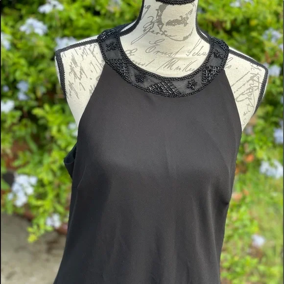 Donna Morgan Black Sleeveless Dress size 16 - Picture 4 of 8